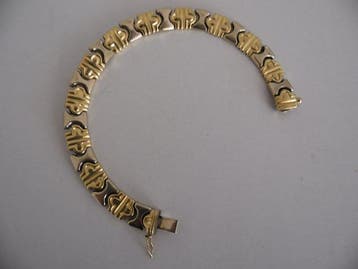 Armband - 18 karaat Geel goud, Handtassen en Accessoires, Nieuw