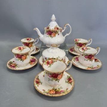 Royal Albert Old Country Roses Teeservice – Bone China -