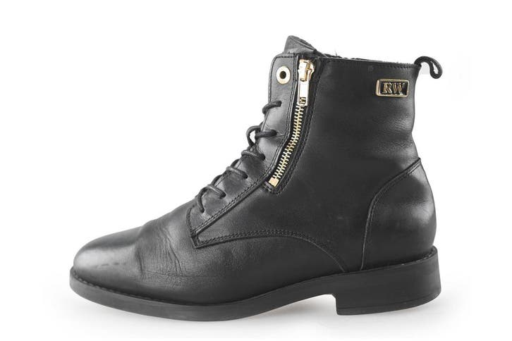 River Woods Veterboots in maat 40 Zwart, Kleding | Dames, Schoenen, Zwart, Zo goed als nieuw, Overige typen, Verzenden