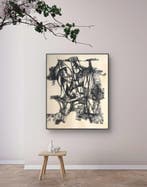 Silvin Bronkart (1915-1967) - Grande composition abstraite