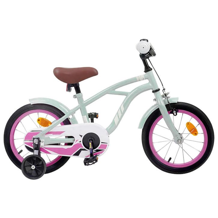 vidaXL Kinderfiets 16 Inch voor 4-6 jaar oud Lichtgroen, Fietsen en Brommers, Fietsen | Racefietsen, Nieuw, Verzenden