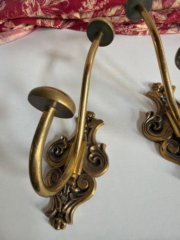 Porte-manteau (2) - Bronze, Laiton