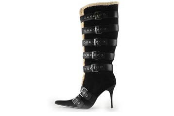 Fuchsia Boots Laarzen in maat 40 Zwart, Hoge laarzen, Verzenden, Zwart, Fuchsia Boots