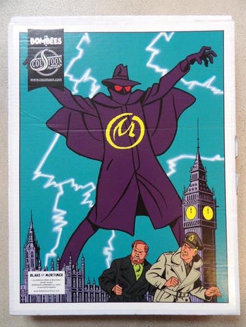 Blake & Mortimer Het Gele Teken - Emaille bord - Coustoon