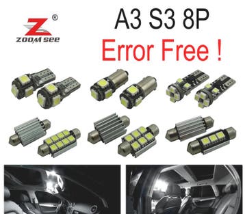 Kit 16 Ampoules Led Intérieur Pour Audi A3 S3 8P 2006 -2013, Verzenden, Nieuw