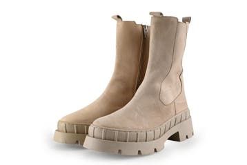Manfield Chelsea boots in maat 38 Beige, Kleding | Dames, Schoenen, Verzenden, Beige, Overige typen, Manfield