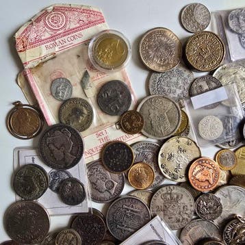Wereld. Lot van 150 stuks replicas & valse munten (Zonder