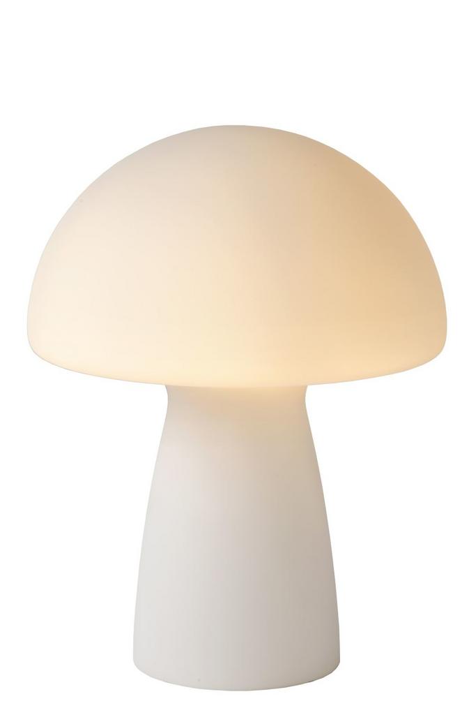 Lucide FUNGO - Tafellamp - 1xE27 - Opaal -, Huis en Inrichting, Lampen | Tafellampen, Nieuw, Verzenden