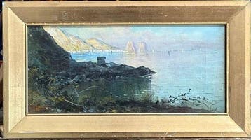 Salvatore Petruolo (1857-1946) - Marina di Capri