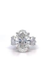 Bague de fiançailles - 14 carats Or blanc - 9.81ct. tw.