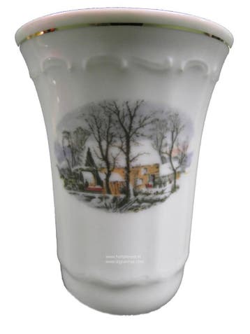 Sierbord en vaasje van Avon, Verzenden, Gebruikt
