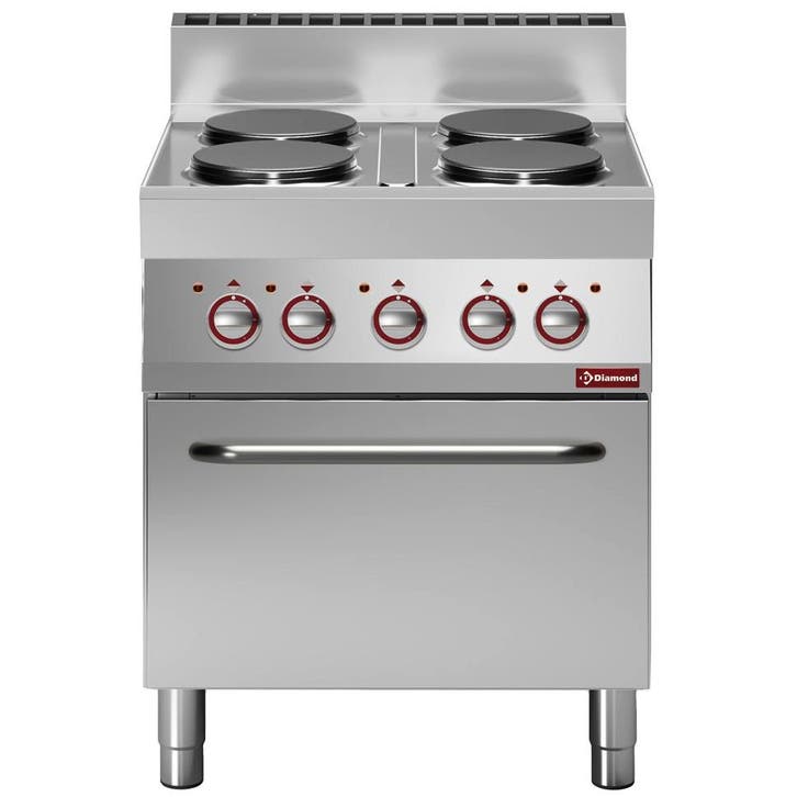 Fornuis + Heteluchtoven | ALPHA 650 | Elektrisch | 4, Articles professionnels, Horeca | Équipement de cuisine, Envoi