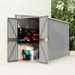 vidaXL Tuinschuur wandmontage 118x288x178 cm staal grijs, Verzenden, Nieuw
