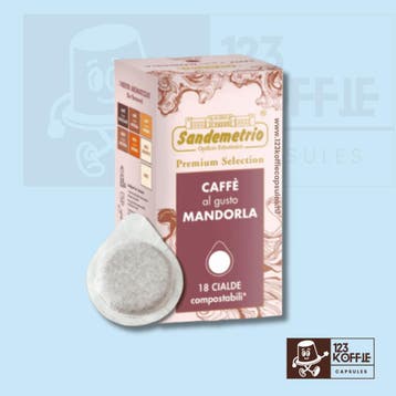 Amandel koffie cialde ESE 44 mm  18 stuks Sandemetrio, Elektronische apparatuur, Koffiemachine-accessoires, Verzenden, Nieuw