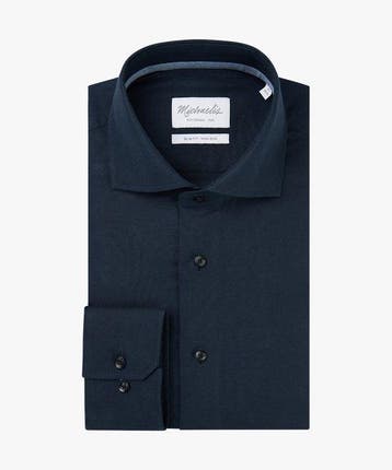 2dekans | Michaelis slim fit heren overhemd - dobby - groen, Ophalen of Verzenden