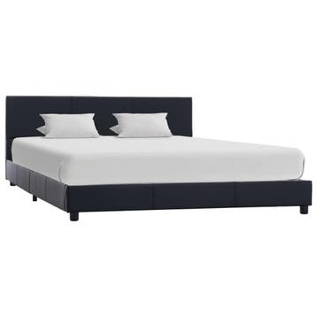 vidaXL Bedframe kunstleer zwart 160x200 cm, Huis en Inrichting, Verzenden, Nieuw