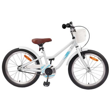 vidaXL Kinderfiets 18 Inch voor 5-7 jaar oud Wit, Fietsen en Brommers, Verzenden, Nieuw