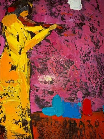 Hoang Anh (1984) - Étude Atelier (18) 40 30 cm