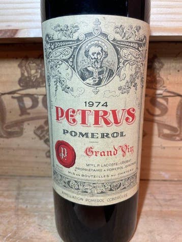 1974 Pétrus - Pomerol - 1 Bouteille (0,75 l), Verzamelen, Nieuw
