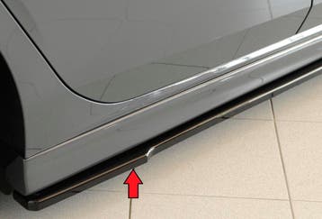 Side skirt aanzetstuk | geschikt voor Volkswagen Golf 7 2012, Auto-onderdelen, Verzenden, Nieuw