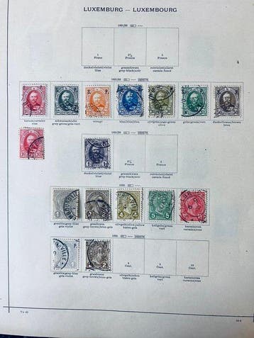 Monde - Collection / Chercheur Monde, y compris Luxembourg,, Gestempeld