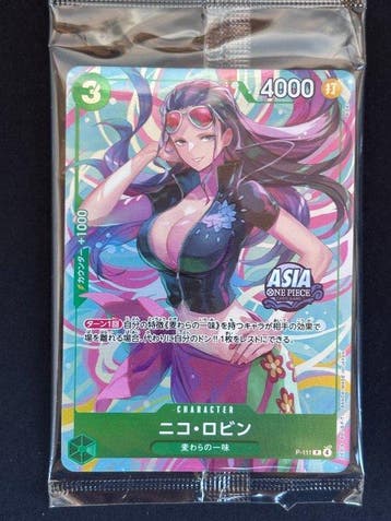 Bandai - 6 Card - One Piece - Nami Promo card, Foil,, Nieuw