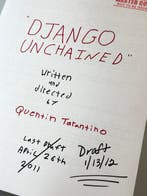 Django Unchained (2012) - Final Shooting Script - Quentin, Nieuw