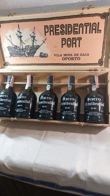 Presidential Porto Box - Ruby (3x) & Tawny (2) - Porto - 5, Collections, Vins