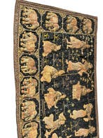 textielpaneel Kalaga 138 x 81 cm - Birma - Myanmar (Zonder