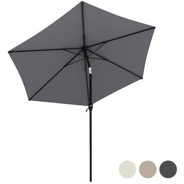 2dekans | LifeGoods Parasol - Ø270 cm - 30° Kantelbaar -, Ophalen of Verzenden