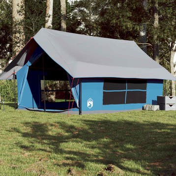 vidaXL Tent 5-persoons waterdicht blauw, Caravans en Kamperen, Tenten, Verzenden, Nieuw