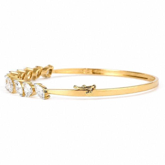 Armband - 14 karaat Geel goud - 2.82ct. tw. Diamant, Bijoux, Sacs & Beauté, Bracelets
