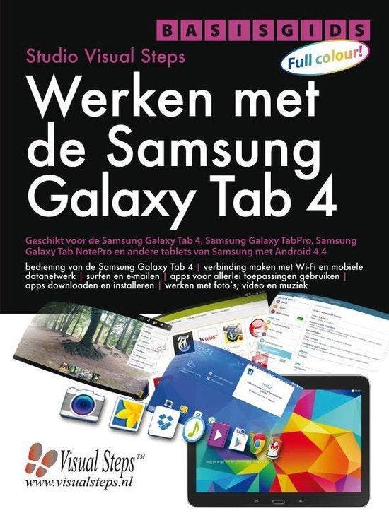 Basisgids werken met de Samsung Galaxy Tab 4 - Steps, Livres, Informatique & Ordinateur, Envoi