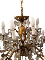 Kroonluchter - Verguld brons - Bronzen kroonluchter