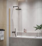 Badwand Torino 70 x 140 cm Goud Badscherm Draaibaar 5 mm, Doe-het-zelf en Bouw, Verzenden, Nieuw