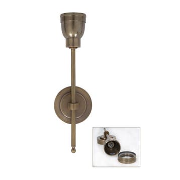Wandlampen Messing Wandlamp Orly Antiek Messing, Verzenden, Nieuw
