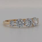 Zonder minimumprijs - Ring - 14 karaat Geel goud - 2.10ct., Nieuw
