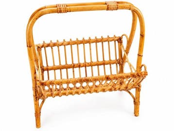 Tijdschriftenhouder - Bamboe, Paglia, Rattan - Rieten