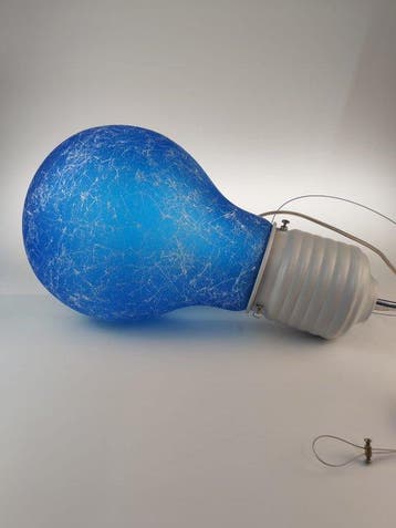 Plafondlamp - Glas, Metaal - Moderne grote bollamp