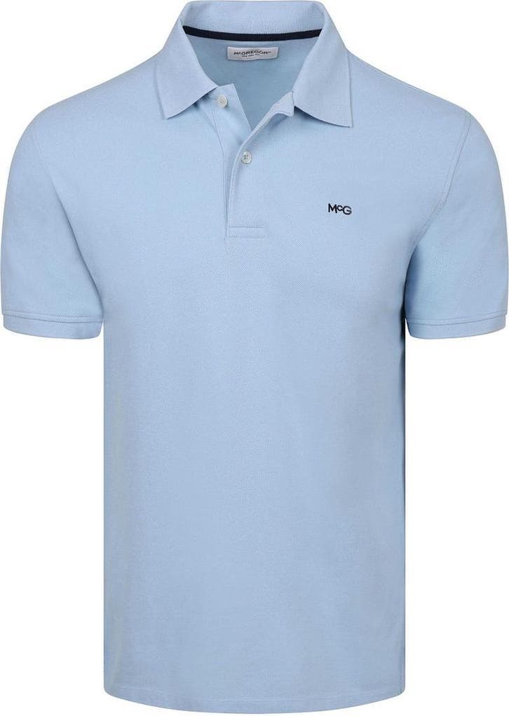 McGregor Piqué Polo Lichtblauw maat Maat 52/54 (L) Heren, Vêtements | Hommes, Polos, Envoi