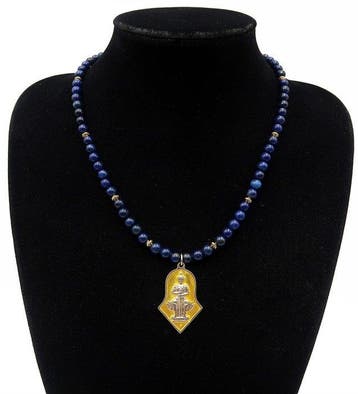 Lapis lazuli - Talisman Beschermengel Yaksha - De Heer van