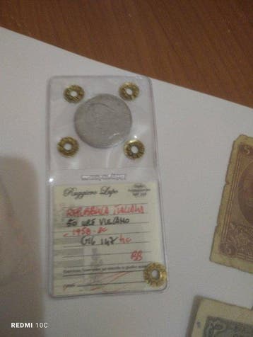 Italië. Lotto 11 monete - incluso 50 Lire 1958 + 500 Lire