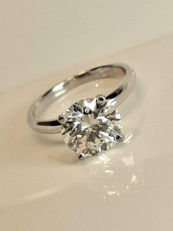 Bague de fiançailles - 14 carats Or blanc - 3.05ct. tw., Bijoux, Sacs & Beauté