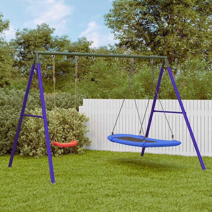 vidaXL Schommelset met schommel en nestschommel, Enfants & Bébés, Jouets | Extérieur | Aires de jeux, Envoi