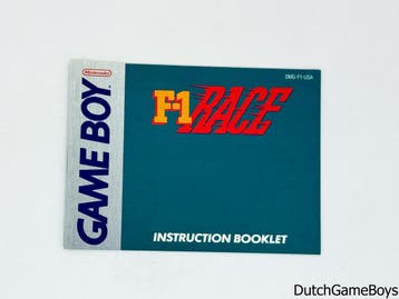 Gameboy Classic - F-1 Race - USA - Manual, Verzenden