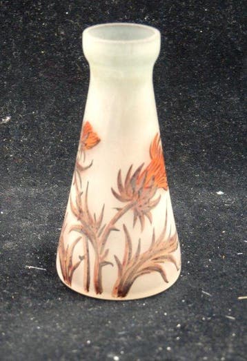 Vessiere Nancy - Fraai Art Nouveau glazen vaas - Klein