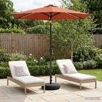 vidaXL Tuinscherm met LED Lichten 230 x 230 cm Polyester, Verzenden, Nieuw