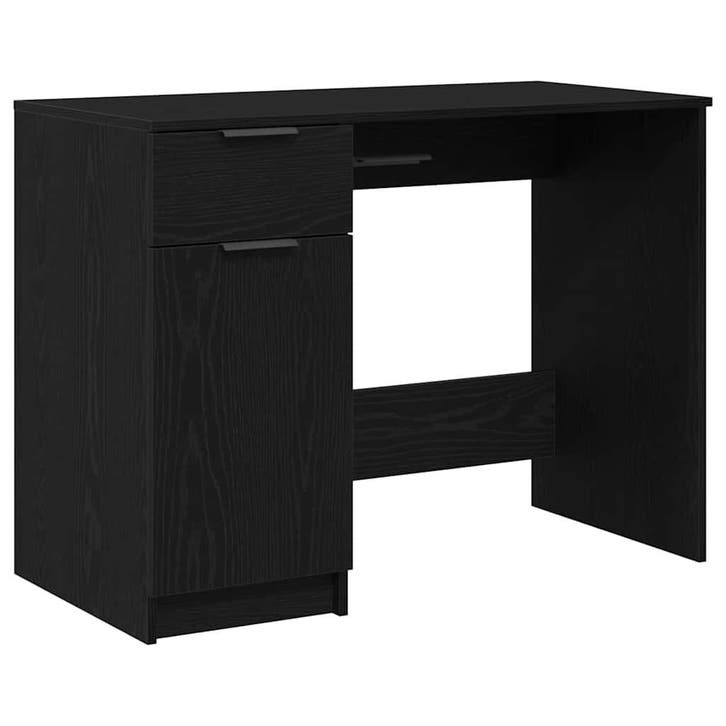 Compact Bureau Zwart Eiken: -54% retour deal, Maison & Meubles, Bureaux, Envoi