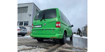 FOX VW Bus T5/ T6 4motion einddemper uitgang rechts/links -, Verzenden