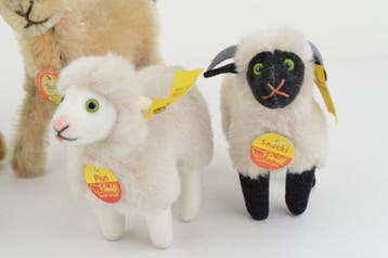 Steiff - Speelgoed Lot of 5 x Vintage Steiff Toys - Dog,